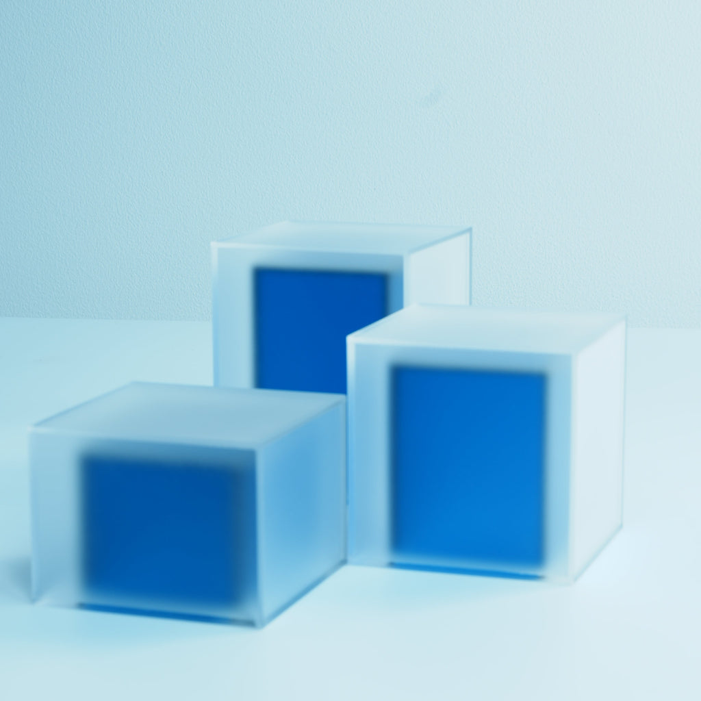 Translucent Blue Cube