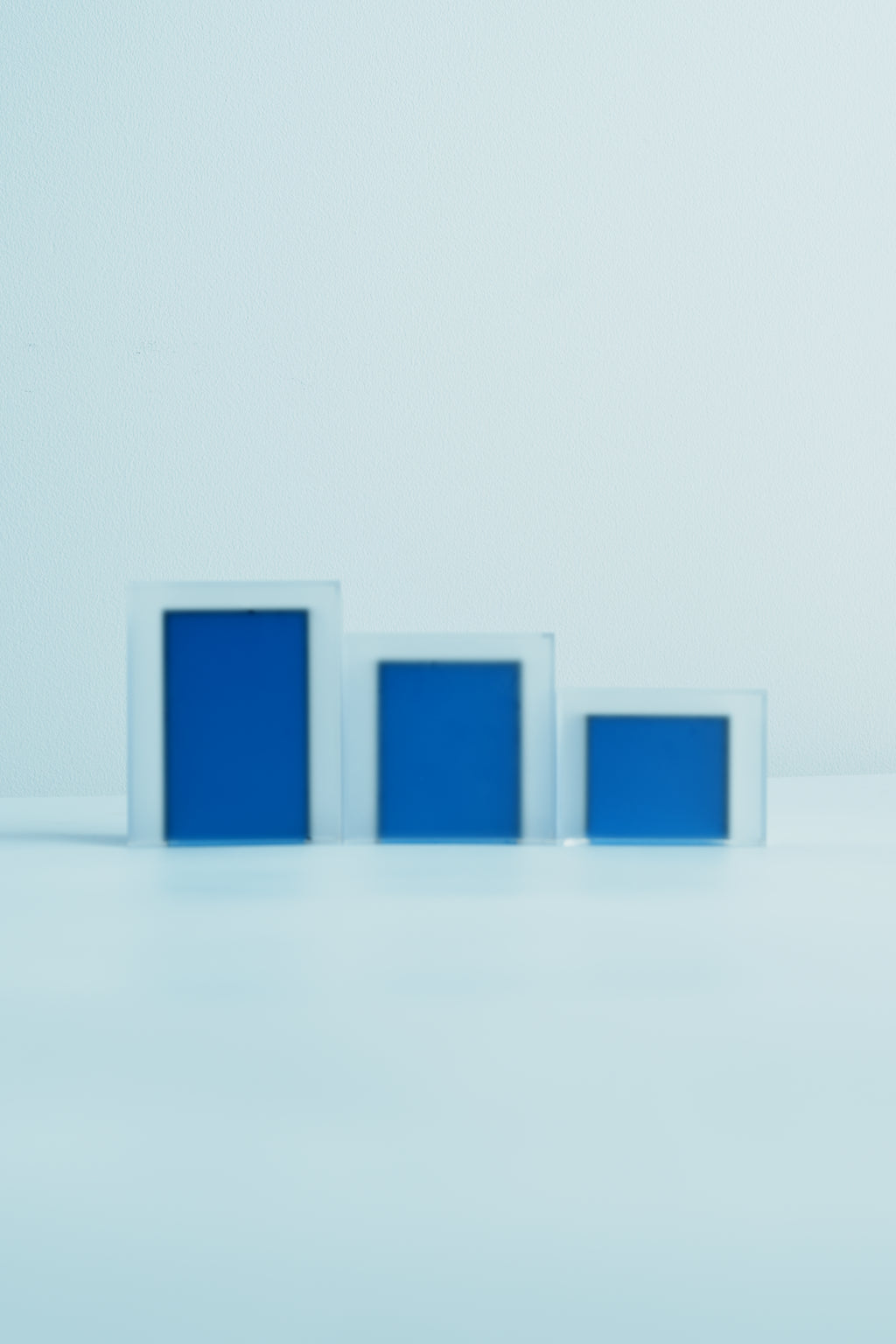 Translucent Blue Cube