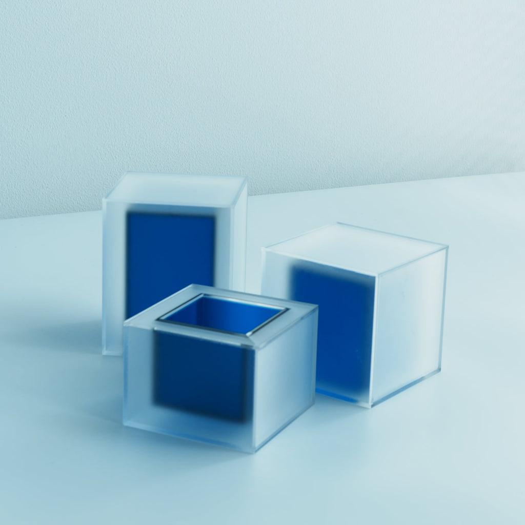 Translucent Blue Cube