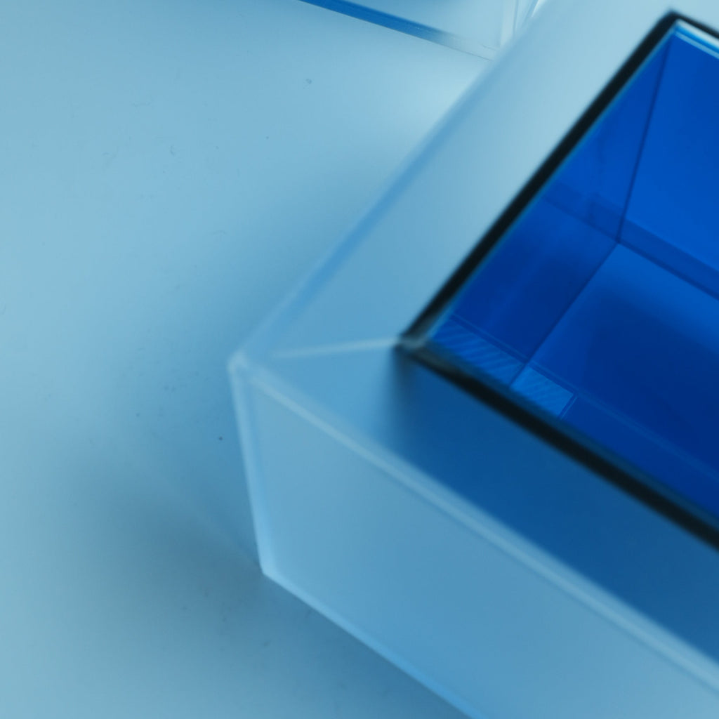 Translucent Blue Cube