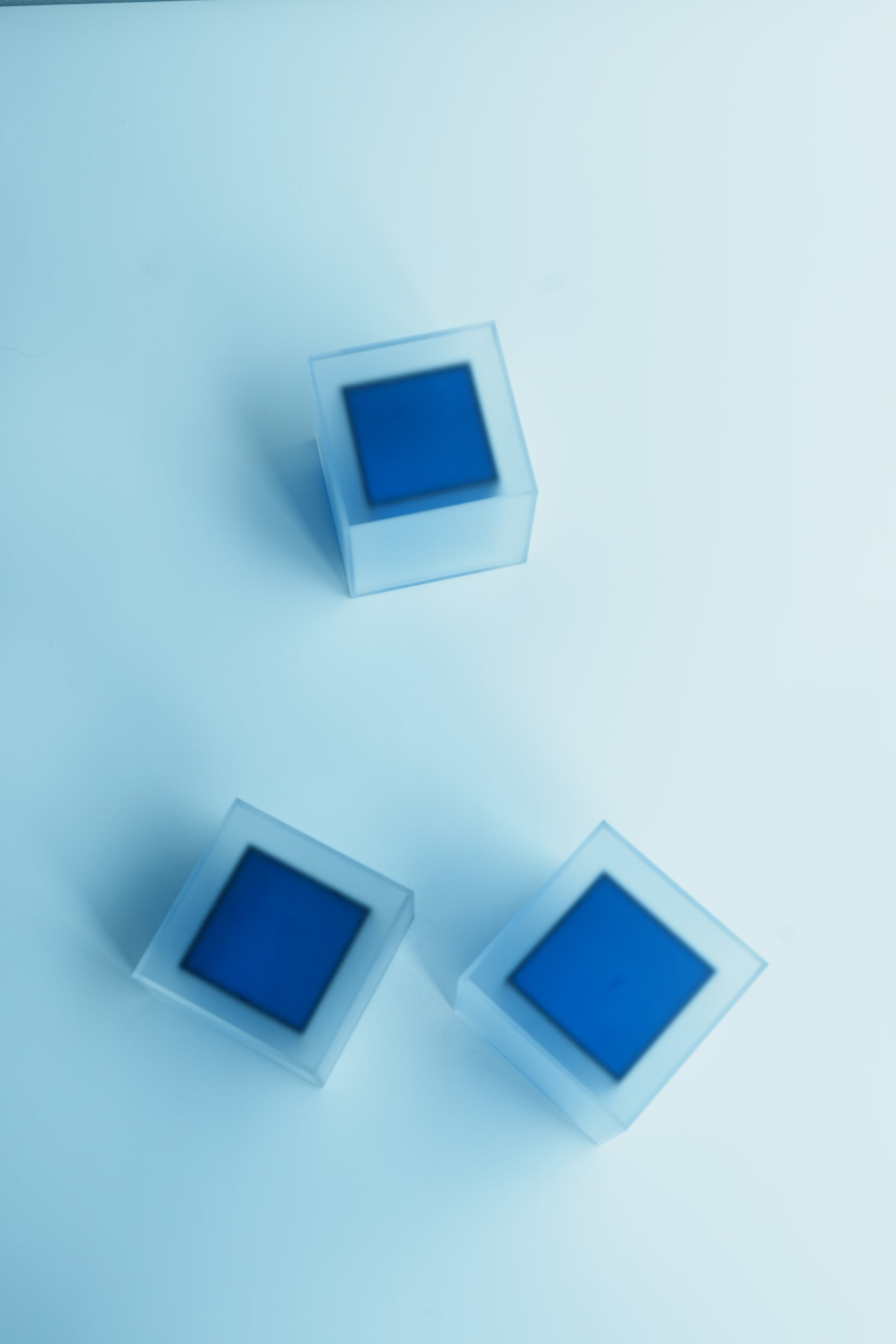 Translucent Blue Cube