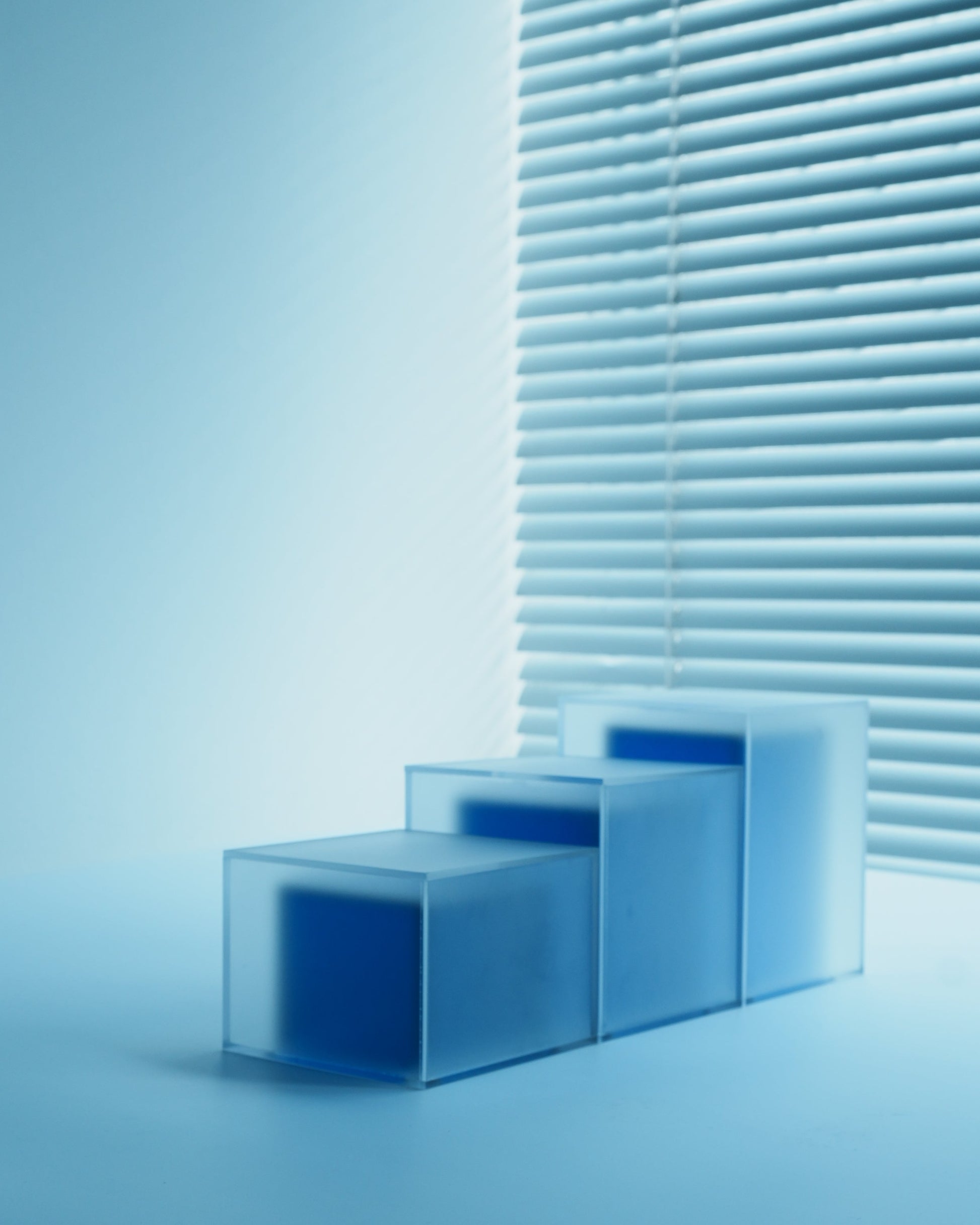 Translucent Blue Cube