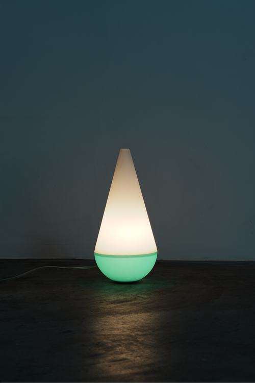 Roly Poly Lamp (White and Green)