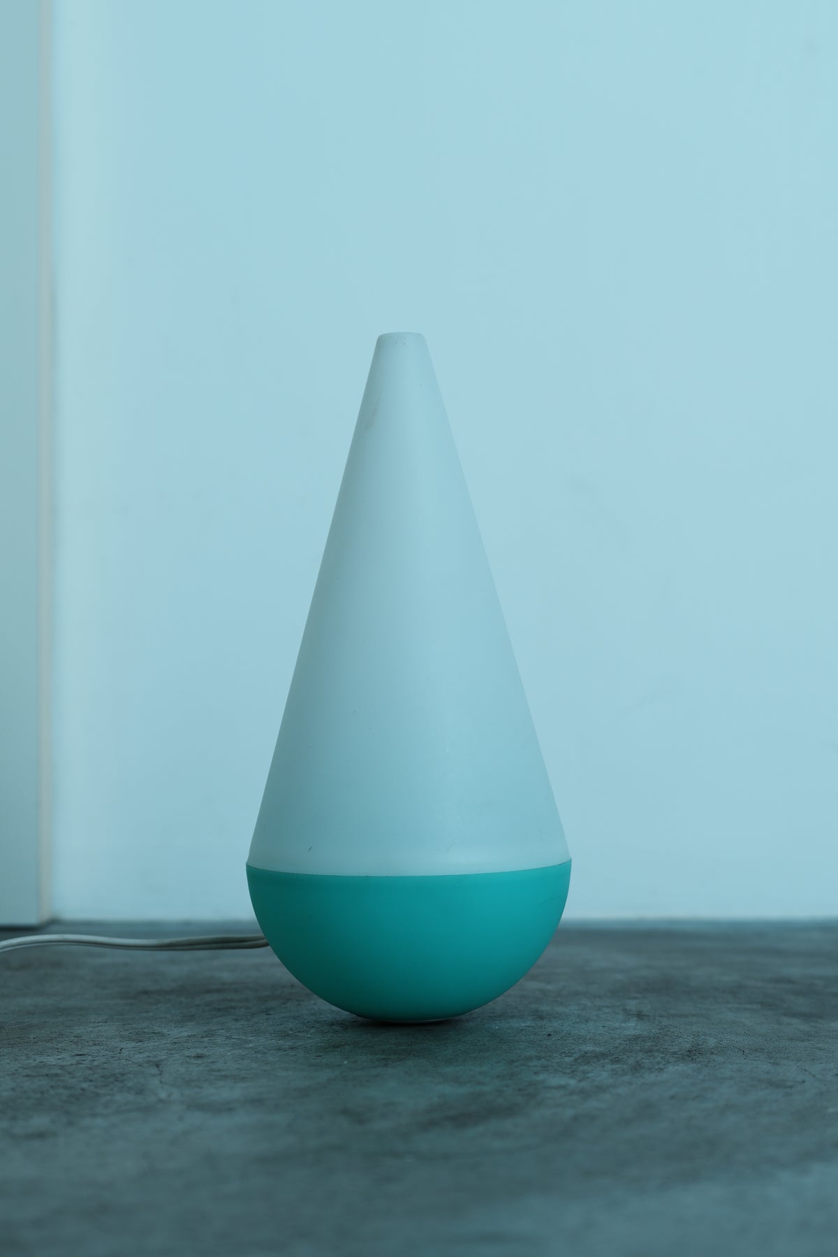 Roly Poly Lamp (White and Green)