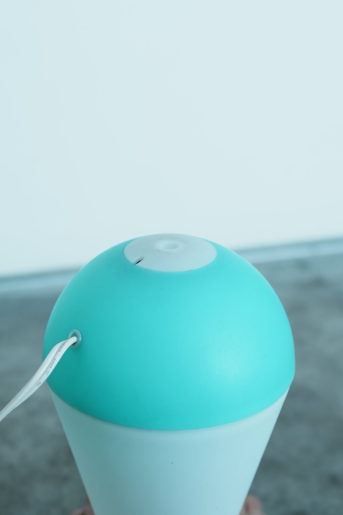 Roly Poly Lamp (White and Green)