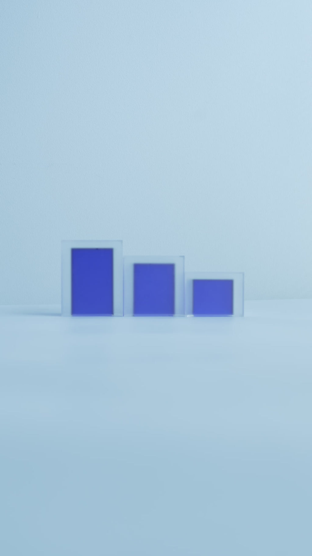 Translucent Blue Cube